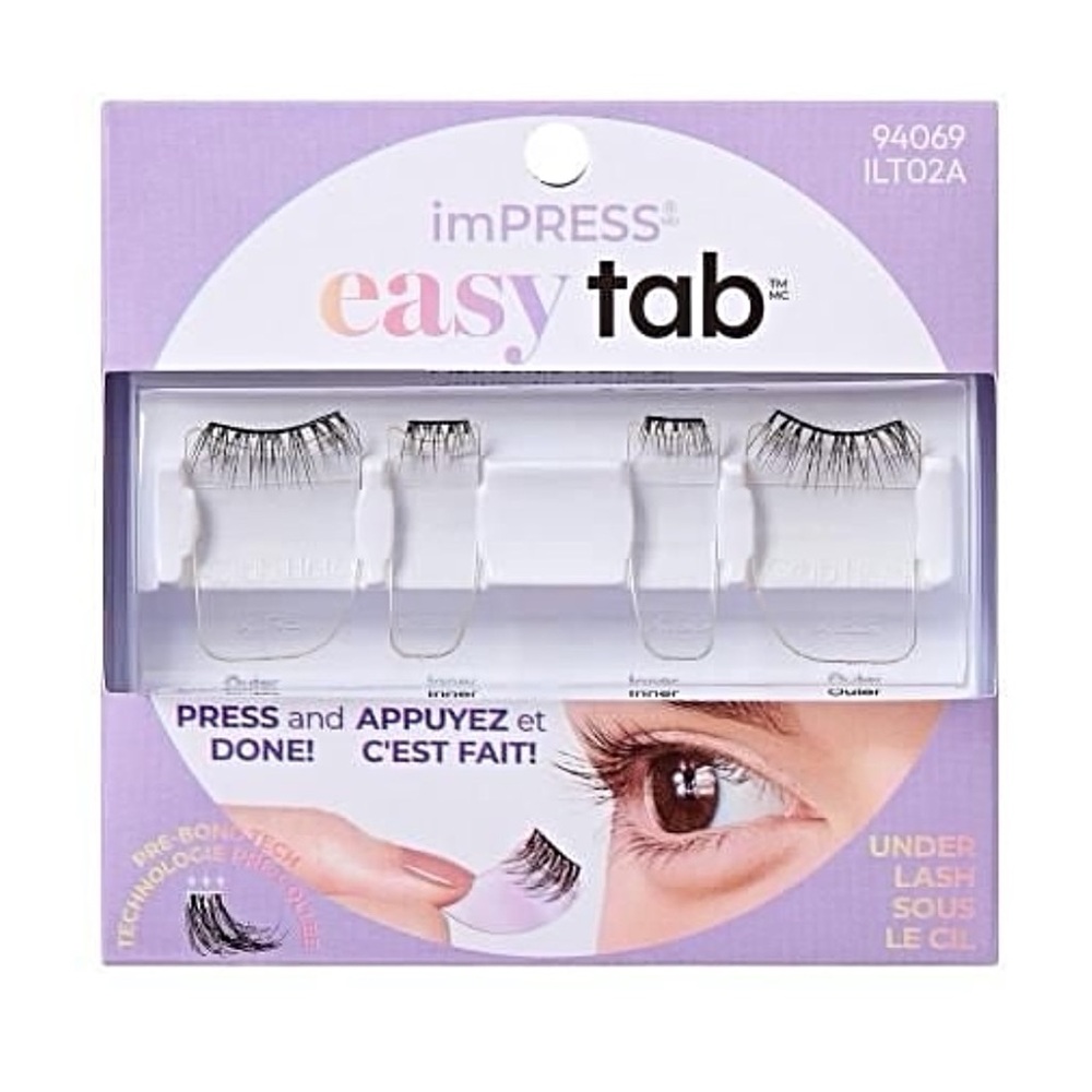imPRESS Easy Tab False Eyelashes - Black